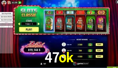 Descubra o Mundo do Cassino Online com 47ok